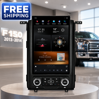 Para Ford F150 2013 2014, Pantalla de Reproductor de DVD y Radio de 12.95 Pulgadas, Unidad Principal Premium Snapdragon665 con Sistema de Entrada para Cámara Trasera