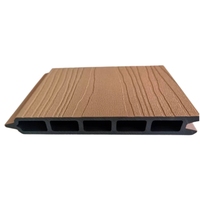 Planche de terrasse WPC moderne, alternative au bois composite imperméable avec design 3D pour la construction extérieure de jardins