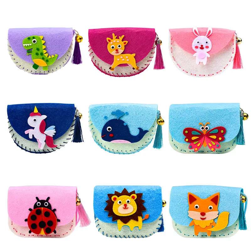 Yiwu Arts and Crafts Supplies Children Felt Craft Kits DIY Bag Kit for Kids