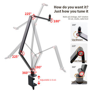 Soporte de Micrófono Profesional con Descuento por Volumen para Grabación en Estudio con Brazo Extensible para Micrófono de Condensador - Product Image 5