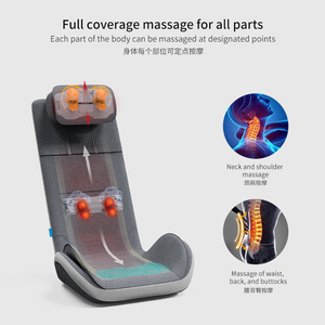 Diseño de patente exclusiva Productos de masaje Cojín de masaje Shiatsu tamaño Cuerpo pequeño que se puede plegar Cojín de masaje de cuerpo completo - Product Image 2