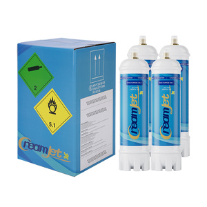 Bouteille de gaz CO2/N2 jetable Creamjet US Spot pour crème fouettée, outils à dessert, cylindre de gaz en acier au carbone - Product Image 1