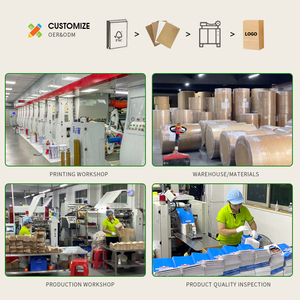 Tùy chỉnh cấp thực phẩm túi giấy cho bánh mì bánh mì nướng Bánh sừng bò với sắt dây dải cho bánh bao bì - Product Image 3