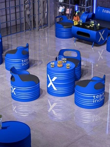 Stile retrò stile industriale in metallo <span class=keywords><strong>tavolo</strong></span> da pranzo sedia Set mobili per la casa per soggiorno all'aperto Villa divano cabina per l'uso - Product Image 2