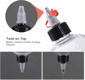 Transparent Eyes Liquid Ink Oil Dropper <b>Bottles</b> Plastic <b>Squeeze</b> Dropper <b>Bottle</b> With Screw Cap Paint Pigment Container - Product Image 4