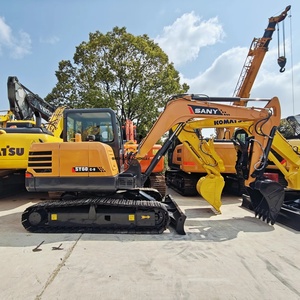 Excavadora de cadenas usada SANY SY60C-9, 95% original, importada, para proyectos de minería, en venta - Product Image 1
