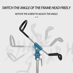 ShraeShark Thép Không Gỉ Cá Cực Đa Chức Năng Chủ Tự Động Cần Câu Mặt Đất Núi Giá - Product Image 2