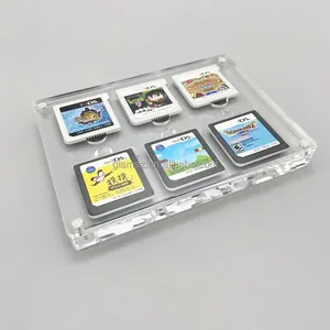 게임 보이 용 사용자 정의 크기 아크릴 게임 보관 상자 하드 쉘 카트리지 케이스