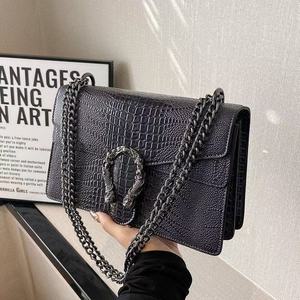 Wholesale Luxury Alligator Pattern Crossbody Shoulder Bag PU Leather Polyester Fashion Women's Large Capacity Messenger Purses - Product Image 2