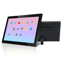 Tablet POS Android 15.6 inci RK3566 RK3568 NFC/kartu IC kamera ganda port MI/VGA HD untuk toko ritel