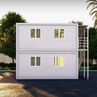 Maison conteneur amovible étanche de 20 pieds, préfabriquée modulaire en kit pour bureau, habitation et logement