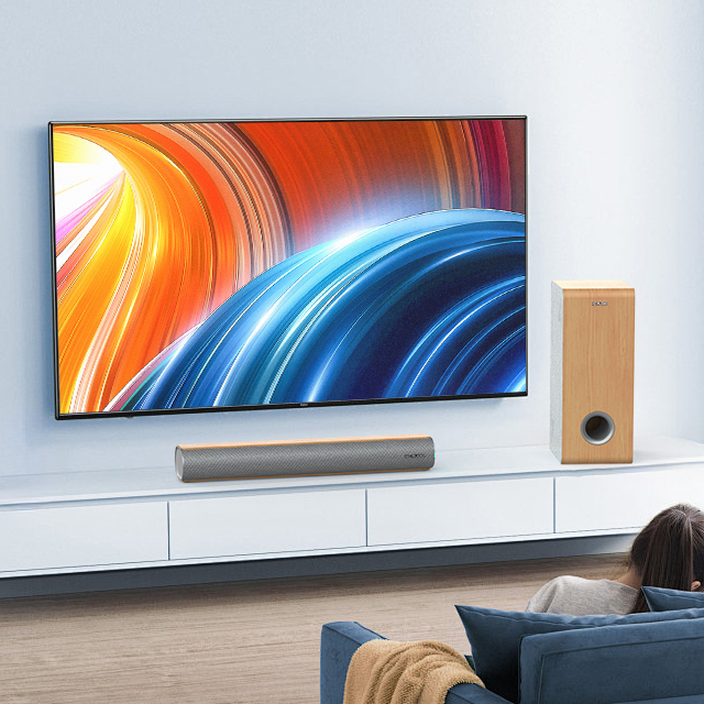 OEM Home Theater System with 60W Output Power Customized Color Package and Logo Professional Wired Subwoofer and Soundbar