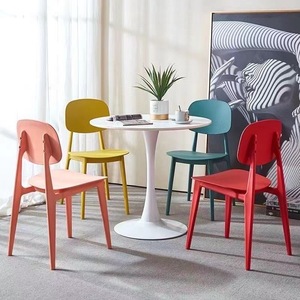 Chaises de salle à manger pour enfants en plastique gris moderne pour le bureau Centre de formation Appartement-Table de meubles pour enfants Chaises de conférence - Product Image 6