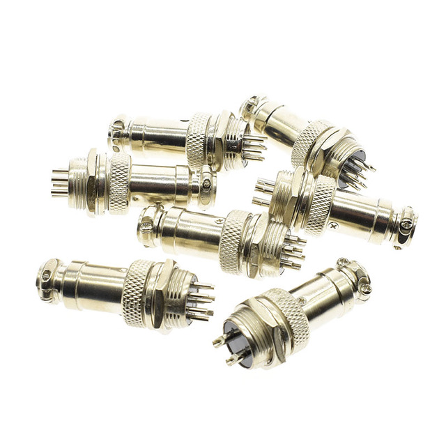 GX12 2/3/4/5/6/7 Pin Male + Female 12mm 16mm L88-93 Circular Aviation Socket Plug Wire Panel Connector