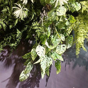 Nouvelle branche de feuille artificielle Faux <span class=keywords><strong>Monstera</strong></span> <span class=keywords><strong>plante</strong></span> feuilles longue tige vraie touche <span class=keywords><strong>plante</strong></span> panachée <span class=keywords><strong>Monstera</strong></span> pour la maison mariage bricolage décor - Product Image 2