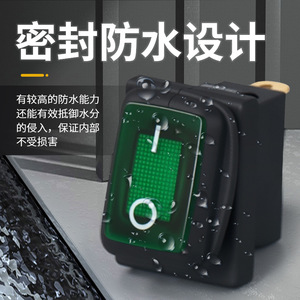 Interruptor basculante de 3 pines y 2 posiciones con luz indicadora para actualización y mejora, alta corriente, impermeable y resistente al aceite - Product Image 3