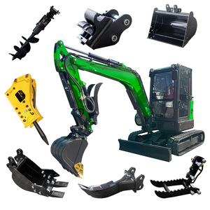 Miniexcavadora sobre orugas verde de 4-6 toneladas Nueva excavadora con motor de núcleo de motor EPA <span class=keywords><strong>Euro</strong></span> 5 y componentes PLC - Product Image 1