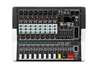 Console de mixage audio active professionnelle KGA 4/6/8 canaux, amplificateur 600W*2, 99 effets DSP pour événements religieux, mariages