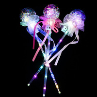 Baguette Magique Lumineuse LED Anti-Stress Fidget, Jouet Baguette Lumineuse pour Anniversaires, Nouveauté pour Enfants