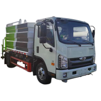 Camion Canon à Brouillard Léger de 7 Mètres Cubes, Diesel Euro 3, 4x2, Compact, pour la Suppression de la Poussière et la Désinfection par Pulvérisation