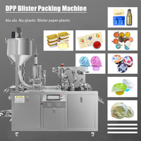 Machine d'emballage sous blister PVC pour miel, confiture, chocolat liquide et beurre de qualité alimentaire DPP-115
