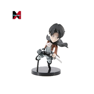 6 uds Q versión Eren Mikasa Attack on Titan Pvc Modelo figura de juguete estatuas anime figuras de acción - Product Image 2