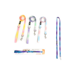 Révèle une qualité artisanale et une fiabilité de marque. Laisse pour animaux de compagnie en ruban dégradé coloré 1,0*20-30 cm. - Product Image 4