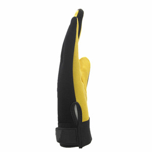 SONICE Custom Factory Wholesale <span class=keywords><strong>Yellow</strong></span> Leather Anti-silp Anti-Vibration <span class=keywords><strong>Driving</strong></span> Touch Screen Mechanic Safety <span class=keywords><strong>Work</strong></span> Guantes - Product Image 5