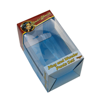 Boîte d'emballage de jouets pour enfants en carton ivoire de luxe, personnalisable, recyclable, avec fenêtre transparente, pelliculage mat, forme trapézoïdale, vente en gros