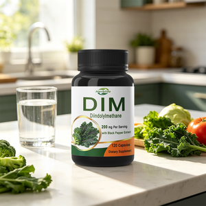 Capsules de DIM (Diindolylméthane) à Marque Blanche 200mg, avec Extrait de Poivre Noir, 120 Capsules par Flacon, Complément Alimentaire Quotidien - Product Image 4