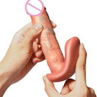 Libo Realistischer Silikon-Dildo-Vibrator mit Fernbedienung, stoßendes Sexspielzeug für Frauen, Künstlicher Penis-Dildo