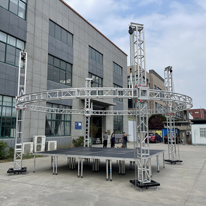 Nhà Máy Giá Tùy chỉnh hình dạng đám cưới giàn hiển thị vòng tròn và tam giác hình dạng đặc biệt hiển thị Giàn - Product Image 4