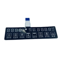 Panel Keypad Membran Sentuh Kapasitif Sirkuit Fleksibel Kustom, Struktur Tahan Air, Bersertifikasi ISO9001 ROHS untuk Rumah