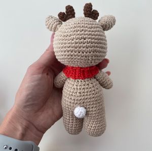 Personalizado hecho a mano árbol <span class=keywords><strong>de</strong></span> Navidad <span class=keywords><strong>muñeco</strong></span> <span class=keywords><strong>de</strong></span> <span class=keywords><strong>nieve</strong></span> Reno Santa Claus <span class=keywords><strong>muñeco</strong></span> <span class=keywords><strong>de</strong></span> punto ganchillo Amigurumi juguete para regalos <span class=keywords><strong>de</strong></span> navidad - Product Image 5