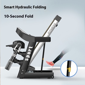 Điện có thể gập lại nghiêng máy chạy bộ với Heart Rate Giám sát sử dụng nhà khung thép 1-năm bảo hành - Product Image 4