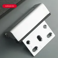 Loquet de porte de chambre d'hôtel d'intérieur moderne verrouillage rapide en alliage de zinc en acier inoxydable de sécurité antivol pour vis à usage domestique