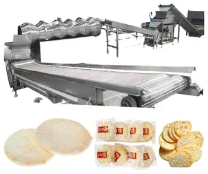 Consistent product quality for rice cracker Rice cracker engine with PLC system Crispy rice cracker machine easy to clean