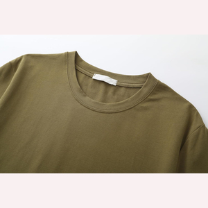 Meilleure qualité T-shirt à séchage rapide pour hommes Impression de logo sur mesure Nouveau design Coupe ajustée Tissu tricoté en polyester/coton Motif solide - Product Image 5