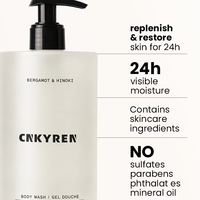 Gel douche Oraganic d'hydratation nourrissante profonde de niacinamide de gel de douche pour des soins de la peau produit rafraîchissant de soin de corps de vitamine C