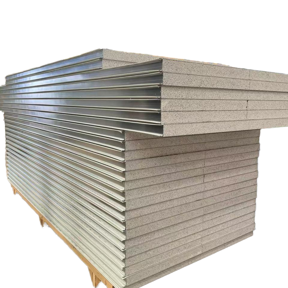 Custom Modern Design Fireproof Siliceous Rock Sandwich Panel for Fireproof Electronic Workshop, Clean Workshop