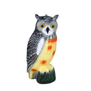 Ornements de hibou en plastique pour effrayer les oiseaux - Product Image 1