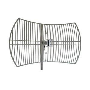 Antena <span class=keywords><strong>de</strong></span> rejilla direccional <span class=keywords><strong>WiFi</strong></span> <span class=keywords><strong>de</strong></span> <span class=keywords><strong>largo</strong></span> <span class=keywords><strong>alcance</strong></span> <span class=keywords><strong>de</strong></span> 2300-2500MHz y 24dBi con conector N hembra, IP65, para montaje en poste - Product Image 1