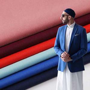 Tissu sergé extensible antistatique en polyester et viscose, facile d'entretien, sans <span class=keywords><strong>amidon</strong></span>, <span class=keywords><strong>pour</strong></span> chemises de bureau et textiles de maison à faible entretien - Product Image 3