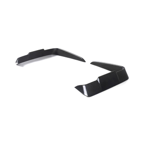 Per <span class=keywords><strong>BMW</strong></span> <span class=keywords><strong>serie</strong></span> <span class=keywords><strong>4</strong></span> G22 G23 2021-2023 preimpregnato Dry Carbon Black paraurti anteriore Spoiler alette Canards - Product Image 4