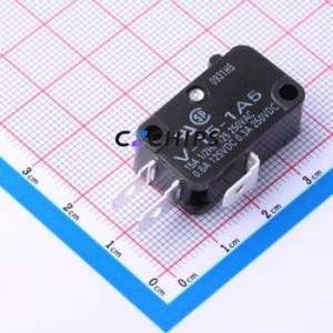 V-15-1A5 Limit Switch Switch Single Pole Double Throw Round Plunger 125V 250V - Product Image 1