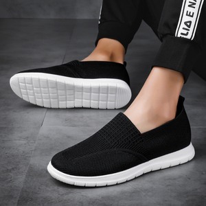 Chaussures de sport ultra-légères à enfiler avec empeigne en maille respirante, semelle épaisse, rehaussement invisible de 6 cm et coussin d'air - Product Image 4