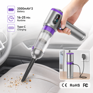 20KPa 100W Cordless Handheld Vacuum Cleaner Brushless Motor 3 Speed Portable <b>Car</b> Vacuum Air <b>Blower</b> Inflator OEM ODM - Product Image 6