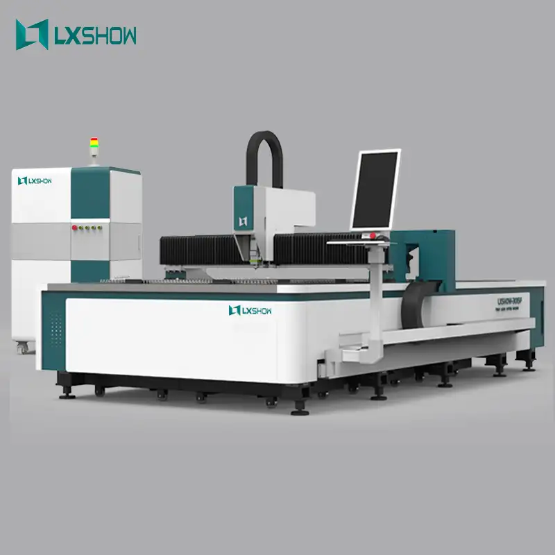 Mesin Pemotong Laser Serat Logam CNC, Diskon 7% 3015 W 1000W 1500W untuk Lembar Aluminium Besi Stainless Steel