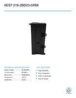 CPU 226 PLC Siemens 6ES7 216-2BD23-0XB8 Usado, Unidad Principal Inteligente para Control de Programación PLC en Automatización Industrial