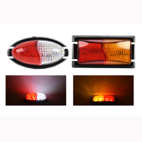Nouvelle Feuille de Signalisation Latérale LED 24V pour Camion, Feu de Positionnement Latéral et Feu Arrière d'Avertissement pour Camions, Pick-ups, Remorques et Véhicules Commerciaux